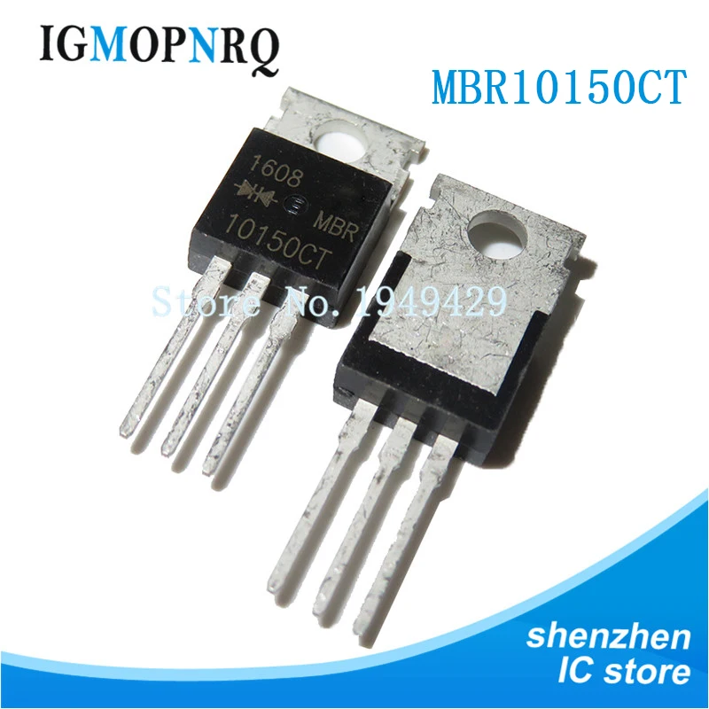 10 шт. MBR10150CT TO-200 MBR10150 TO220 1015CT Новый оригинал | Электронные компоненты и