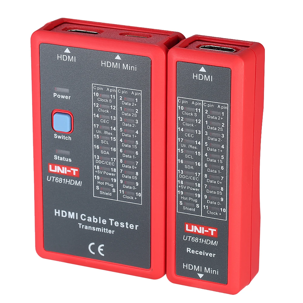 UNI T HDMIs провод тест er мини кабель проверка расстройства короткий открытый и