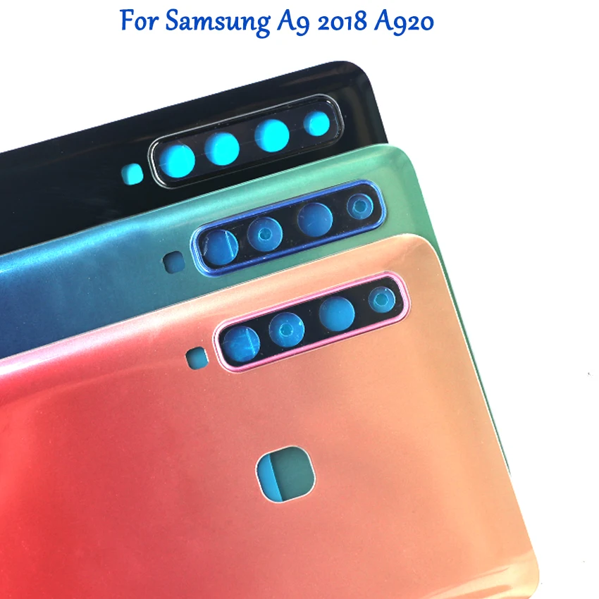 Для SAMSUNG Galaxy A9 A920 задняя крышка для батареи A9S задняя дверь Корпус чехол Замена для SAMSUNG A9S Крышка для батареи