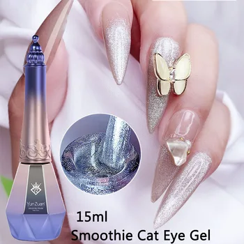 

Smoothies Cat Eye Gel Nail Polish Soak Off Moonstone Spar Crystal Cat Eye UV Gel Magnetic Glitter Soak Off Nail Gel Varnish