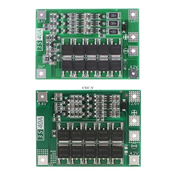 

3S 11.1V 12.6V 40A w/Balance 18650 Li-ion Lithium Battery BMS Protection Board Enhanced/Balanced Version