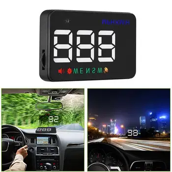 

Hot Onever 3.5 Inch Auto HUD Head Up Display Projector Windshield Digital Display On-Board Car Navigation Speed Compass Speed Al