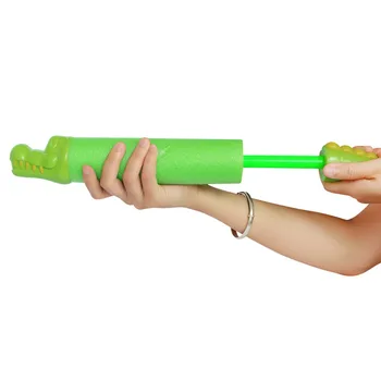 

Beach Shooting Practical Bathroom Pearl Cotton Crocodile Water Blaster Animal Shape Kids Toy Interactive Playing Pull Out