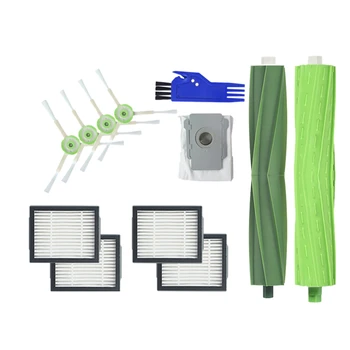 

Vacuum Cleaner 1 Set Bristle Brush+4x Side Brush+4x Filters+1x Dust Bags+1x Small Brush For Irobot Roomba I7 I7+/I7 Plus E5 E6 E