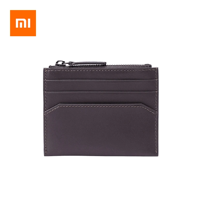 

2019 Xiaomi 90 Fun Coin Purse Genuine Leather Purses Coin Money Wallet Card Holder Storage Bag Clutch Handbag Dropshipping