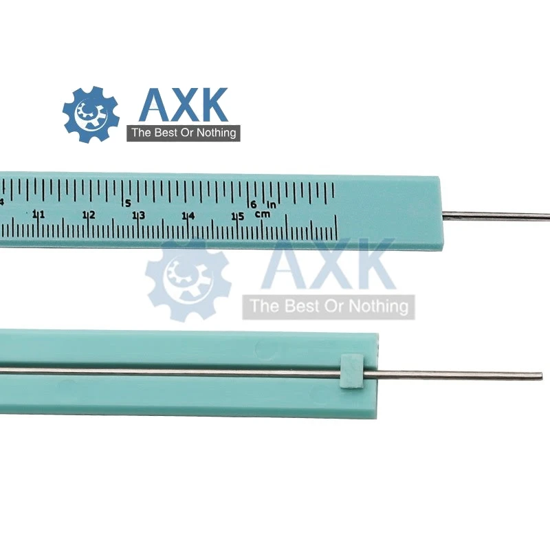 AXK пластиковый микрометр Vernier 0-150 мм Мини линейка точные измерительные инструменты Стандартный штангенциркуль