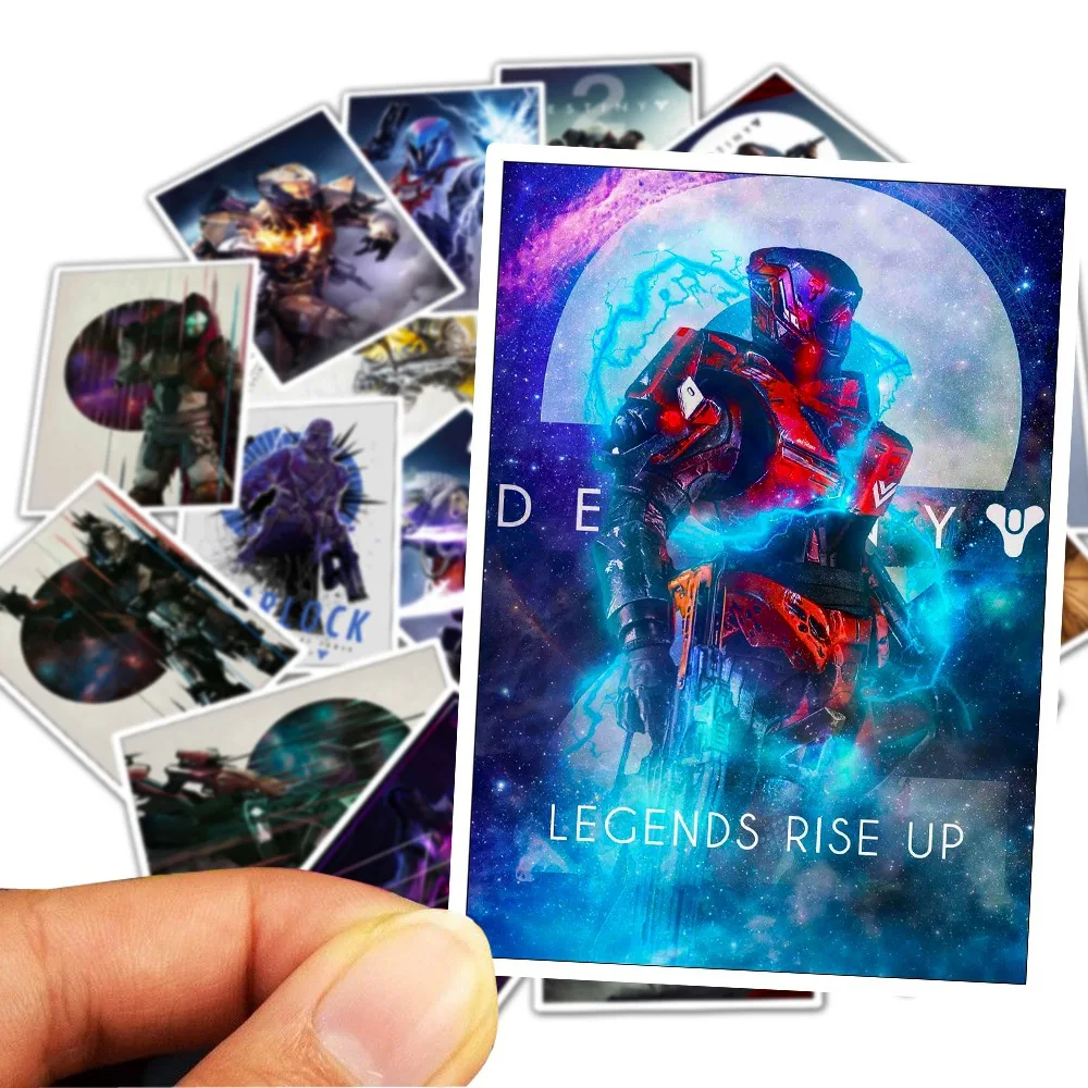 25 шт./лот Naklejki Kawaii школьные Липкие заметки Papelaria игра Destiny 2 стикер для канцелярских товаров водонепроницаемый съемный TZ082G
