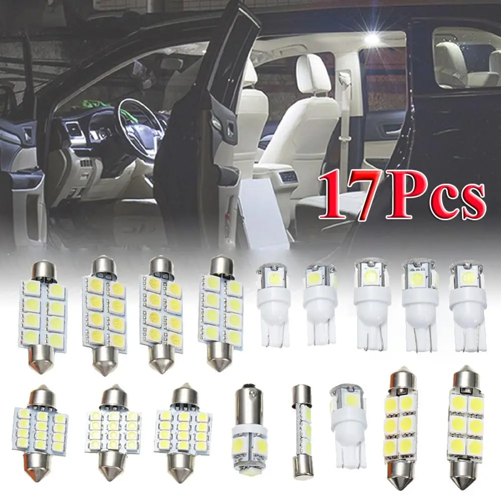 

12V LED Car Auto Interior Map Dome License Plate Replacement Light Kit White Lamp Set for Volvo V70 XC70 Car Interior LED Light