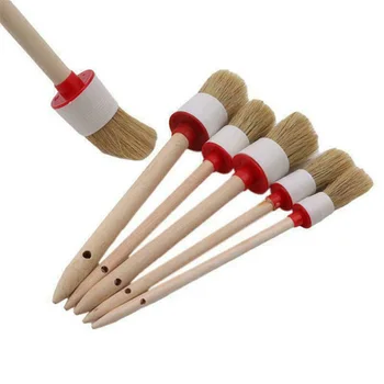 

Interior Cleaning Brush Car Auto 11Pcs Inner Boar Hairs Detailing Tools