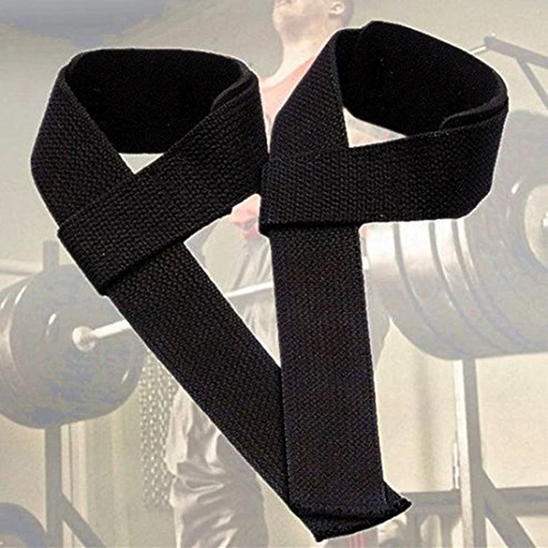 1 Pcs Lifting Straps Fitness Gloves Anti-slip Hand Wraps Wrist Straps Support For Weight Lifting Powerlifting Training