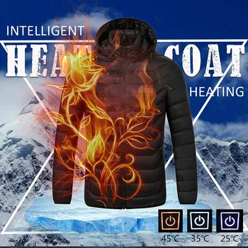 

Men Women Electric Heating Vest Jacket Sleeveless USB Thermal Winter Heated Warm Hooded Coat Tops Outwear Heated Vest d88