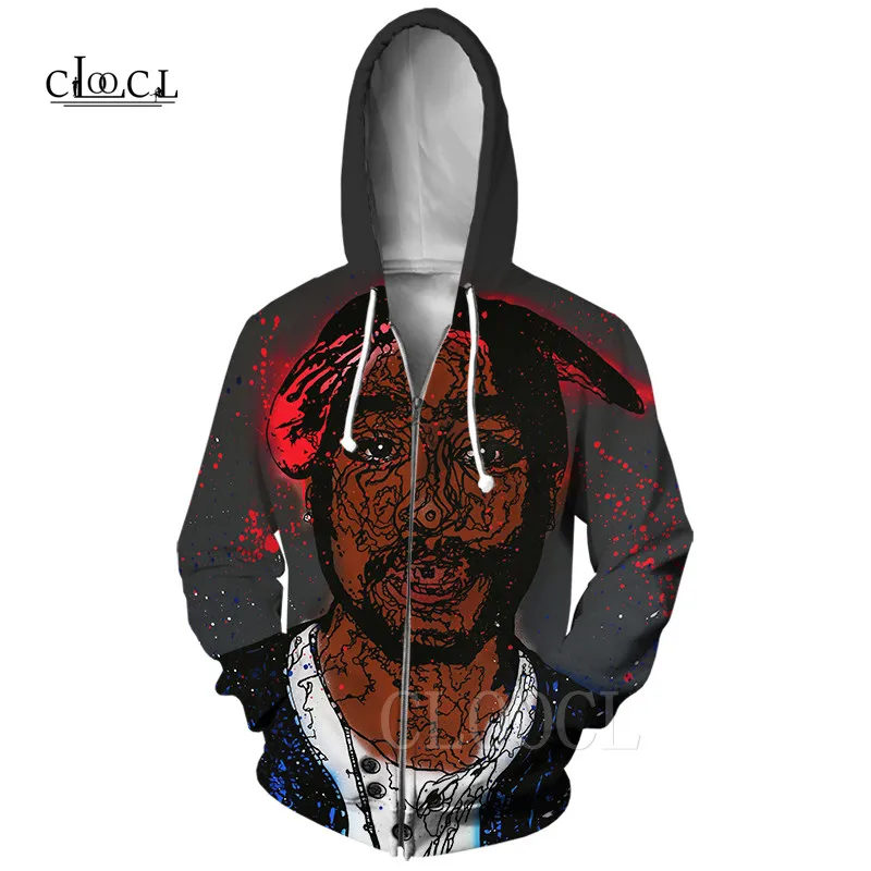 Повседневные модные толстовки на молнии, пуловер, хип-хоп, 2Pac, Тупак, 3D принт, аниме, худи для женщин и мужчин, куртка, пальто, Harajuku, толстовка