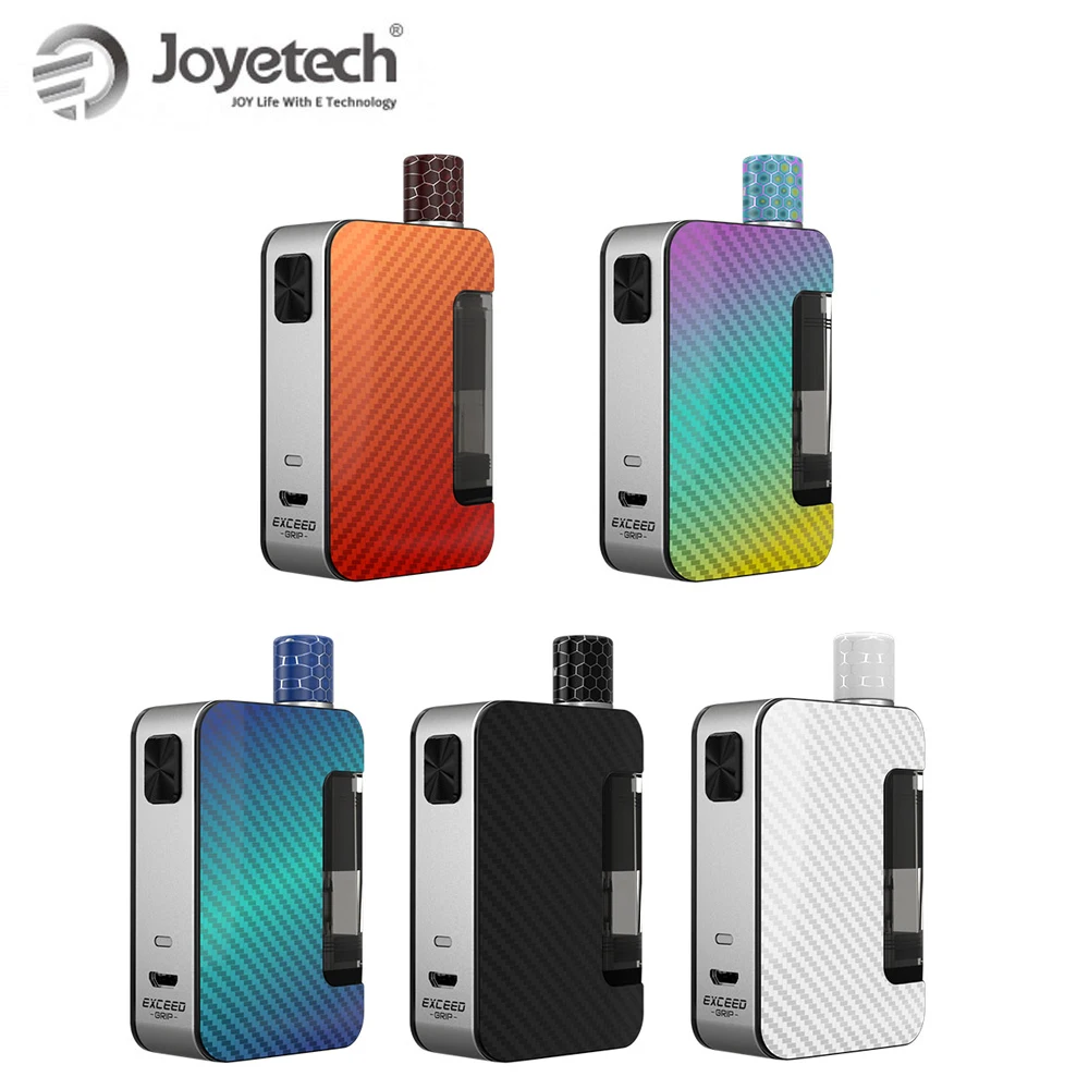 

New Original Joyetech Exceed Grip Kit with Built in 1000mAh +EX-M 0.4ohm Head Electronic Cigarette Pod System pod kit