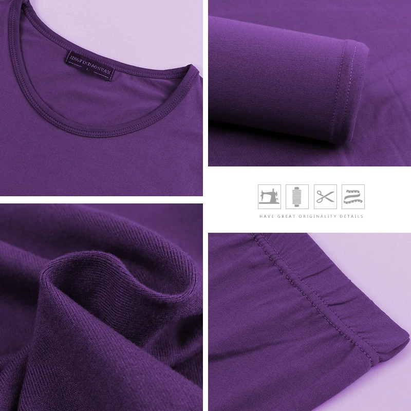 Perfering 2 шт. размера плюс 6XL термобелье женская зимняя одежда теплый костюм кальсоны для женщин большой размер 2XL 3XL 4XL 5XL
