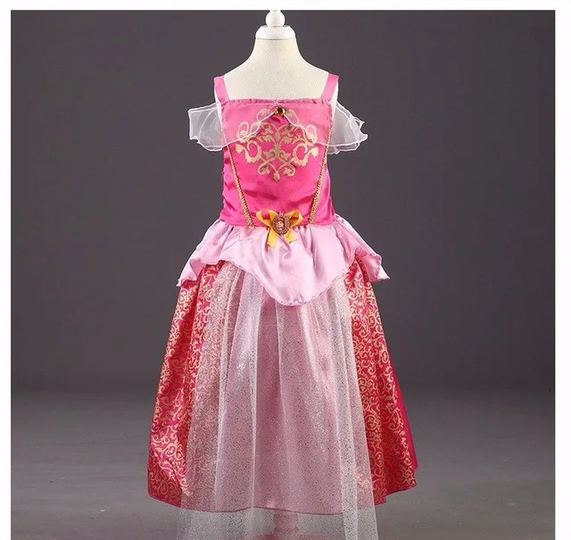 Платье для девочек; платье Снежной Королевы для костюмированной вечеринки; платье принцессы Эльзы; костюм Анны; одежда для малышей; одежда для детей - Цвет: Red