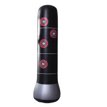 

Vertical Children Adult Lifelike Unique Funny Tumbler Toy Inflatable Boxing Toy Kick Fight Practical Tool