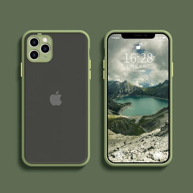 Матовый полупрозрачный чехол для iPhone 13 противоударный жесткий 12 mini 11 Pro Max XS XR 7 8 |