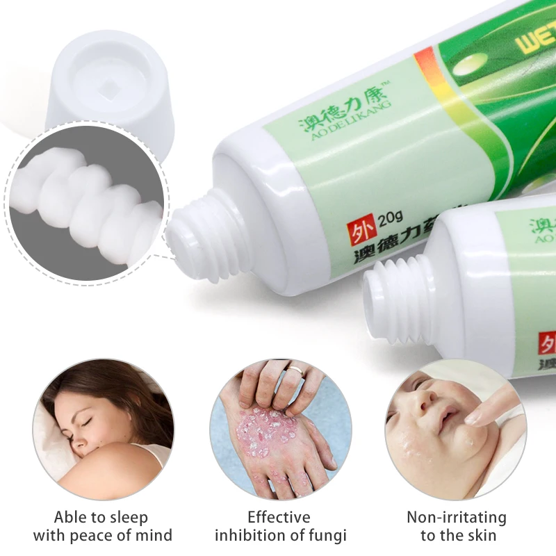 1pcs Dermatitis Eczema Antibacterial Cream Skin Psoriasis Treatment Ointment Skin Pruritus Care Relieve Cream P1058