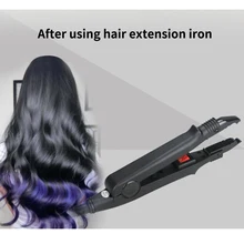 Электрический утюжок для наращивания волос, Не оставляющий следов, профессиональный соединитель для волос, инструмент для плавления, термоконнектор, палочка, постоянная температура