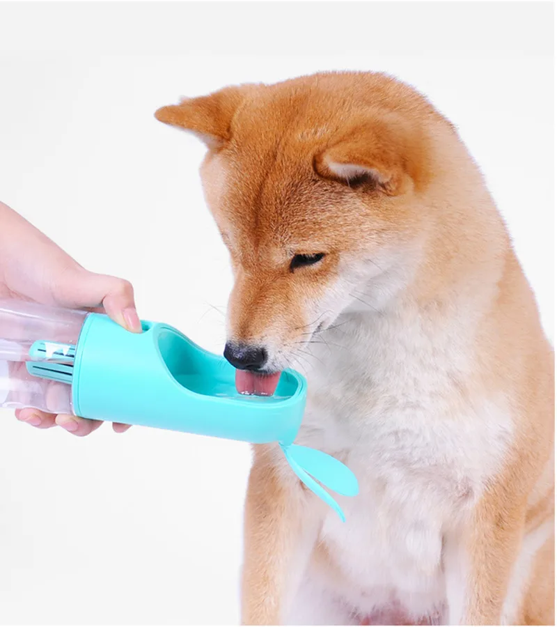 400 мл чаши для питья Портативный Pet Dog фильтр для бутылки с водой чашки для путешествий собака кошка Кормление поилки