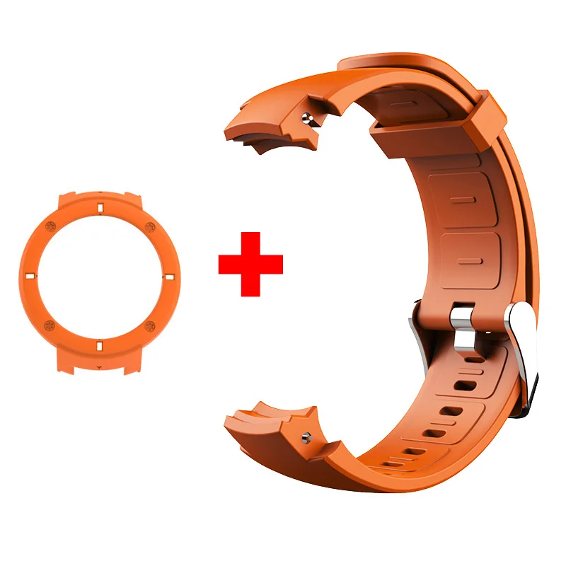 cover and strap Ремешок для часов amazfit verge A1801 huami 3 band SIKAI сменный Браслет SIKAI также для verge lite - Цвет: cover and strap
