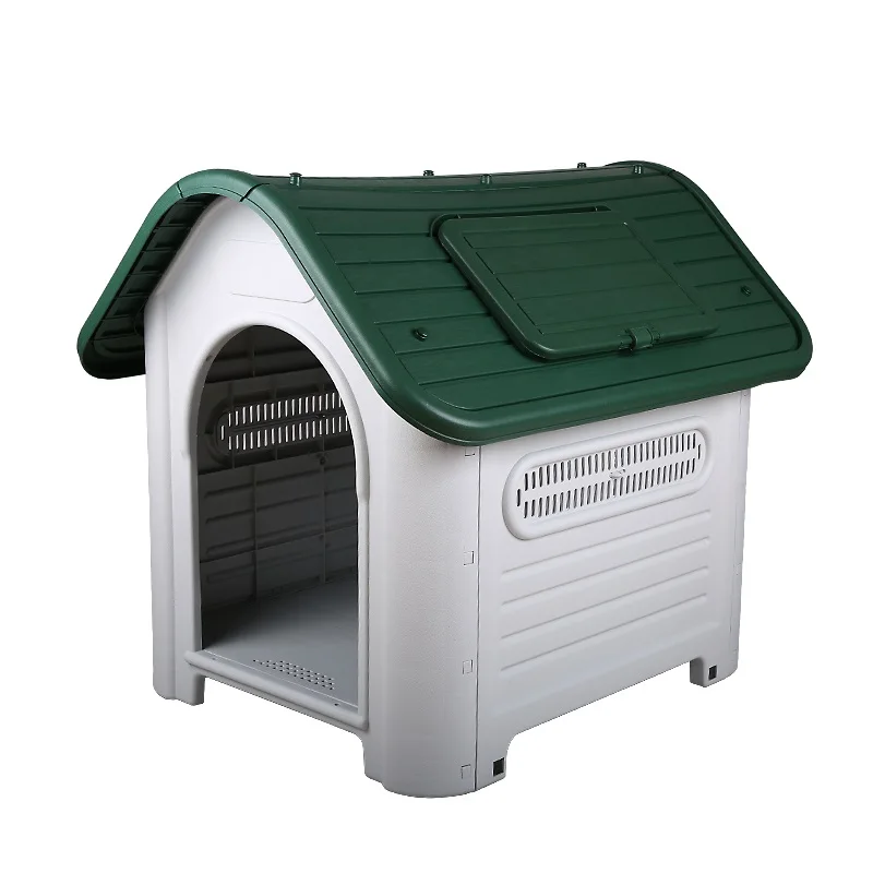 large plastic dog house
