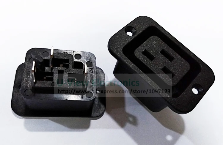 NCHTEK 16A 250V Многофункциональный IEC 320 C19 3Pin Женский сетевой разъем Мощность промышленная электрическая розетка разъем/ /10 шт