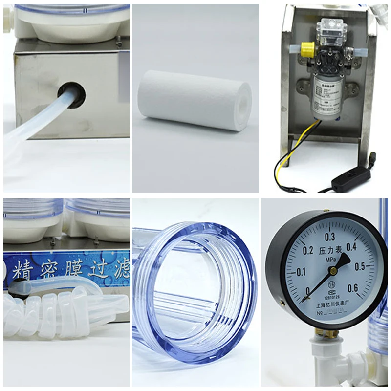 Household Wine Filter Small Precision Membrane Filtration Machine Liquor Fruit Wine Filtering Equipment Making Tools