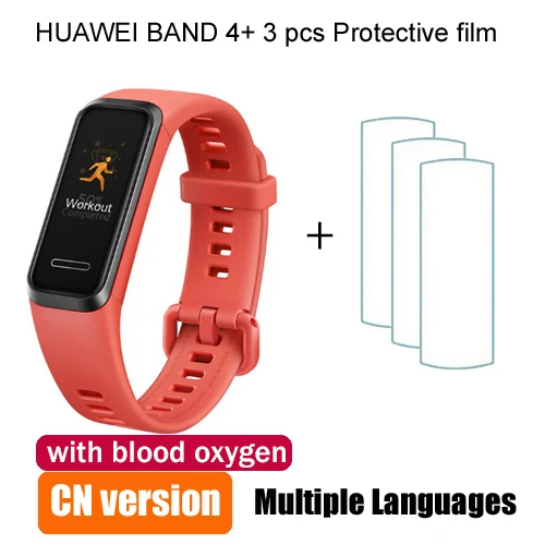 CN B4 orange n 3f Смарт-часы huawei Band 4 с глобальной версией, Смарт-часы, монитор сердечного ритма и здоровья, новые часы с usb-разъемом для зарядки - Цвет: CN B4 orange n 3f