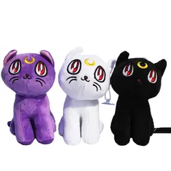 3 estilos de pelúcia brinquedo gato algodão animais de pelúcia pelúcia boneca brinquedos macios para crianças com otário 18cm