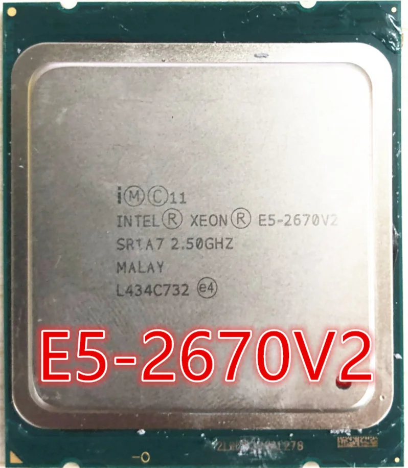 Intel Ксеон E5 2670 v2 E5-2670 V2 SR1A7 2,5 ГГц 25 м 10 ядер 115 Вт LGA2011 сервера Процессор процессор e5 270 V2