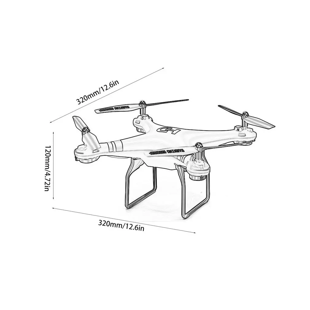 SH5 WiFi FPV Квадрокоптер с широким углом обзора 0.3MP/2mp/5mp HD камера One-touch посадка/взлет передача RC вертолет