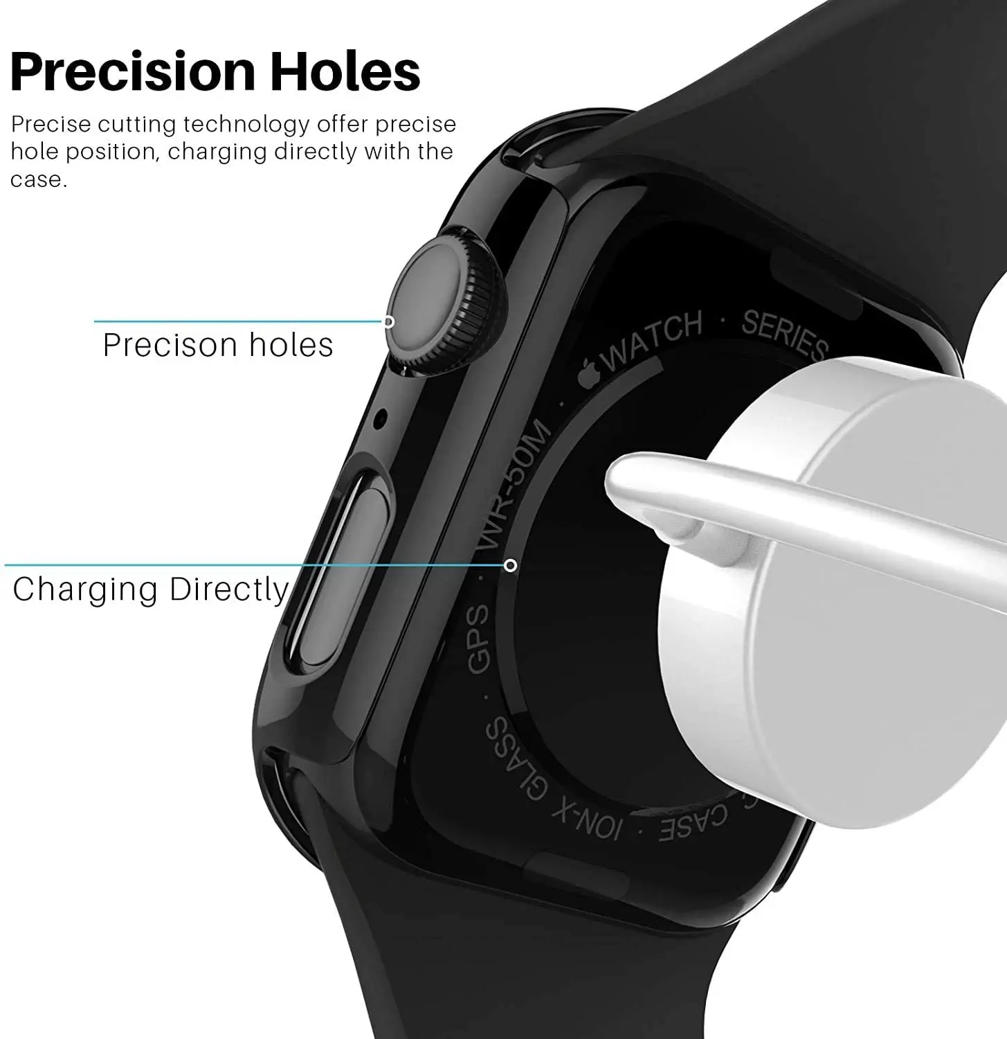 Glass+Cover For Apple Watch case 45mm 41mm 44mm 40mm 42mm 38mm iWatch Accessorie Screen Protector Apple watch serie 3 4 5 6 SE 7 4