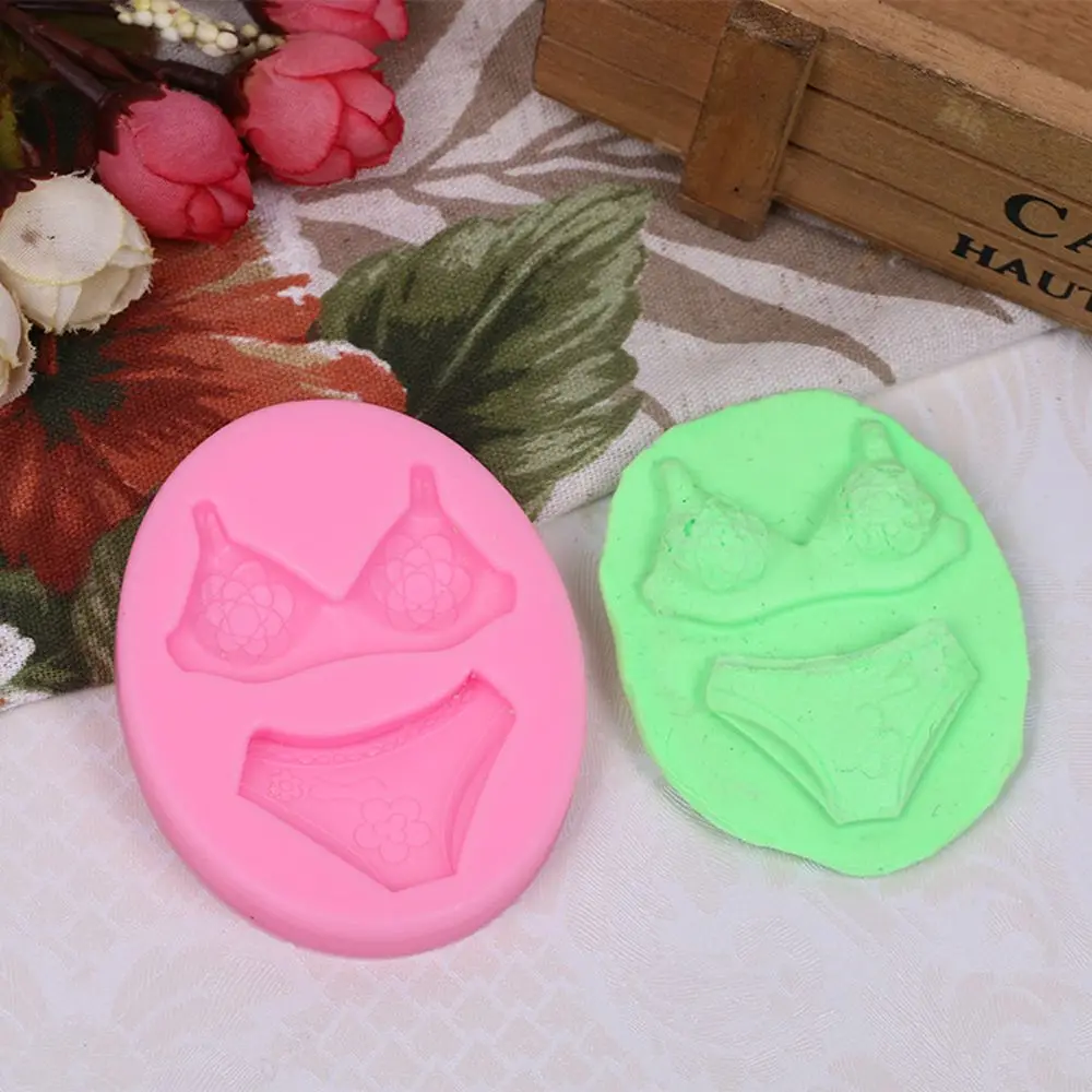 3D сексуальное нижнее белье силиконовые формы DIY шоколадные помадки торт мыло