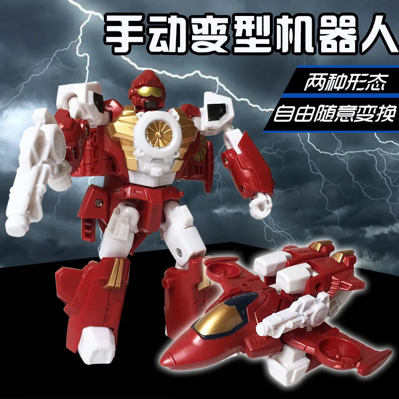 

South Korea Hot Selling tuo bao 1 S Transformation Brother Robot CHILDREN'S Car Fit Jingang Brother Warrior Educational Men's To