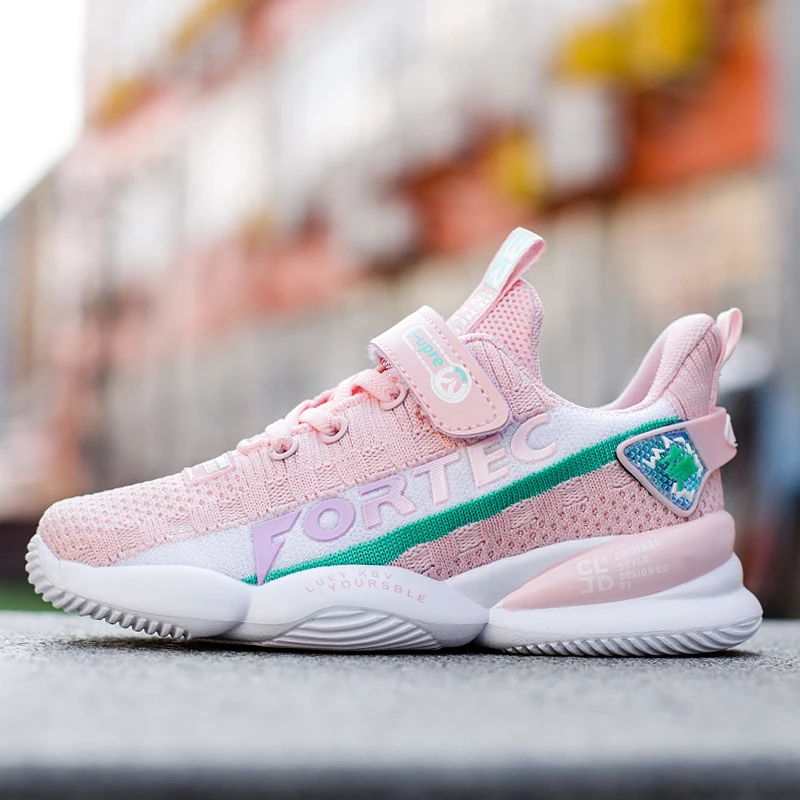 Unisex Boys Sport Shoe Mesh Breathable Walking Shoes Kids Anti Slip Running Shoes Girls Comfortable Girl Luxury Brand Shoes