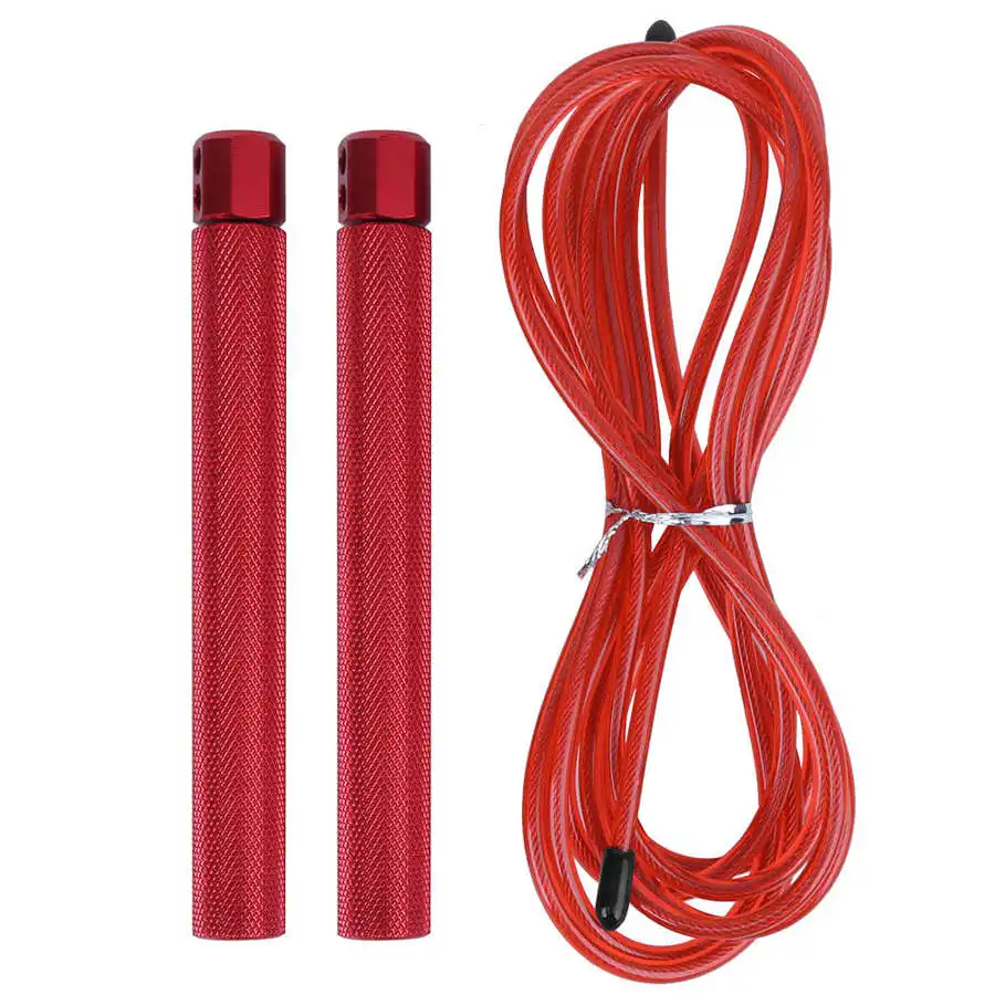 300cm Skipping Jumping Ropes Aluminium Alloy Handle Bearing Jumping