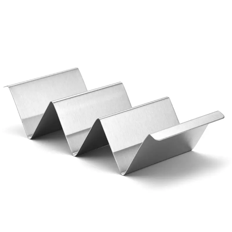 Taco Holder Stands Stainless Steel With Easy Access Handle Oven Grill