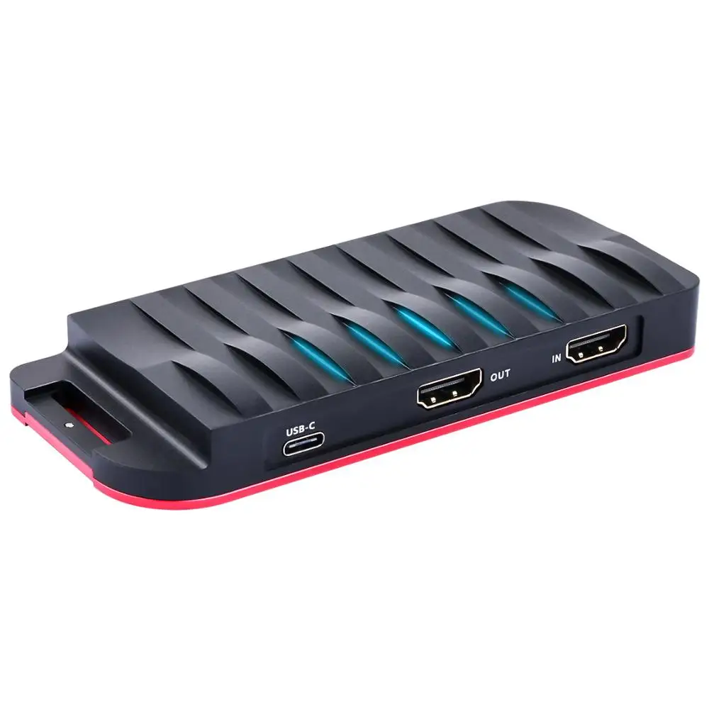 

Mirabox 4K HDMI Game Video Capture Card 30FPS, HD 1080P 60FPS, USB-C/Type-C HDMI Capture Card with Mic Input and HDMI Passthroug