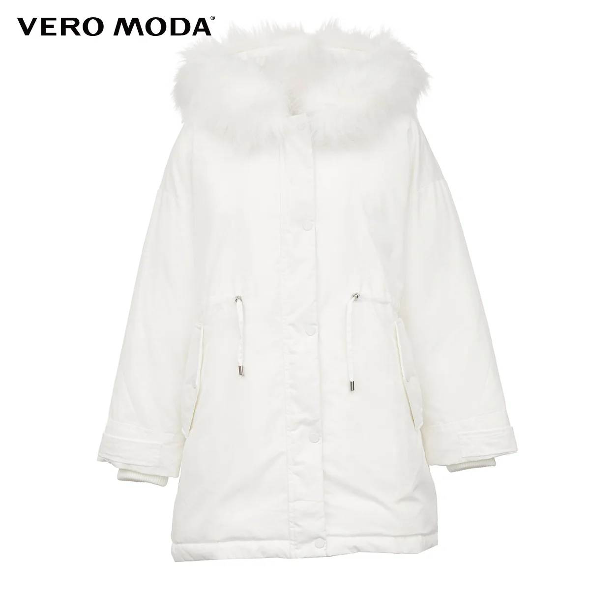 Vero Moda Новая женская верхняя одежда средней длины с капюшоном на талии | 319409503