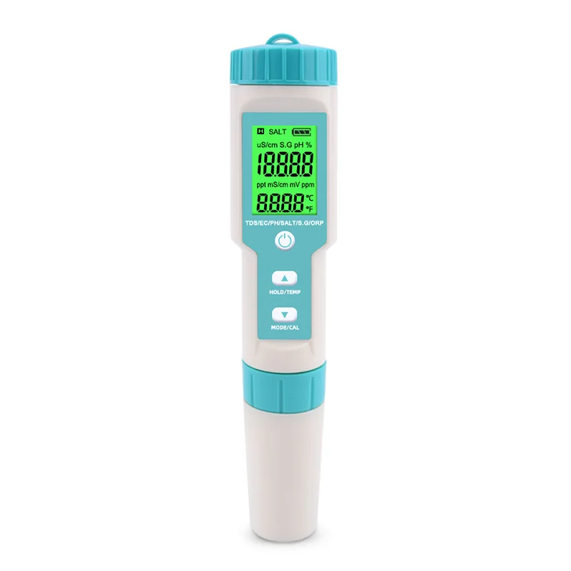 新しい 7 in 1 PH/TDS/EC/ORP/塩分/S。 G/温度計 C-600 飲料水
