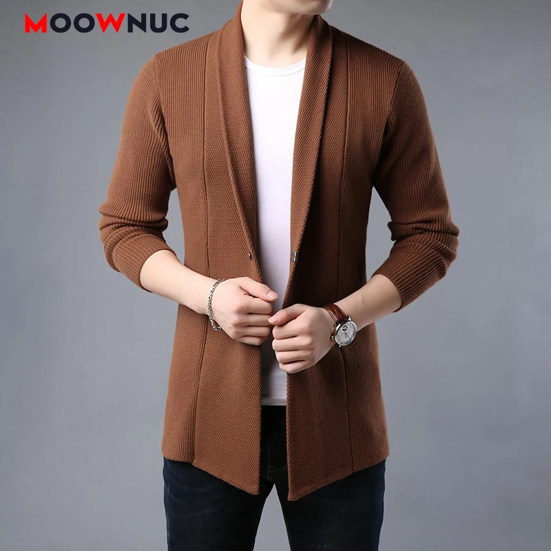 

Cardigan Homme Sweaters Spring Smart Casual Fashion Autumn Male Sweaters V-Neck Slim Bottoming Shirt Men's Clothes MOOWNUC MWC