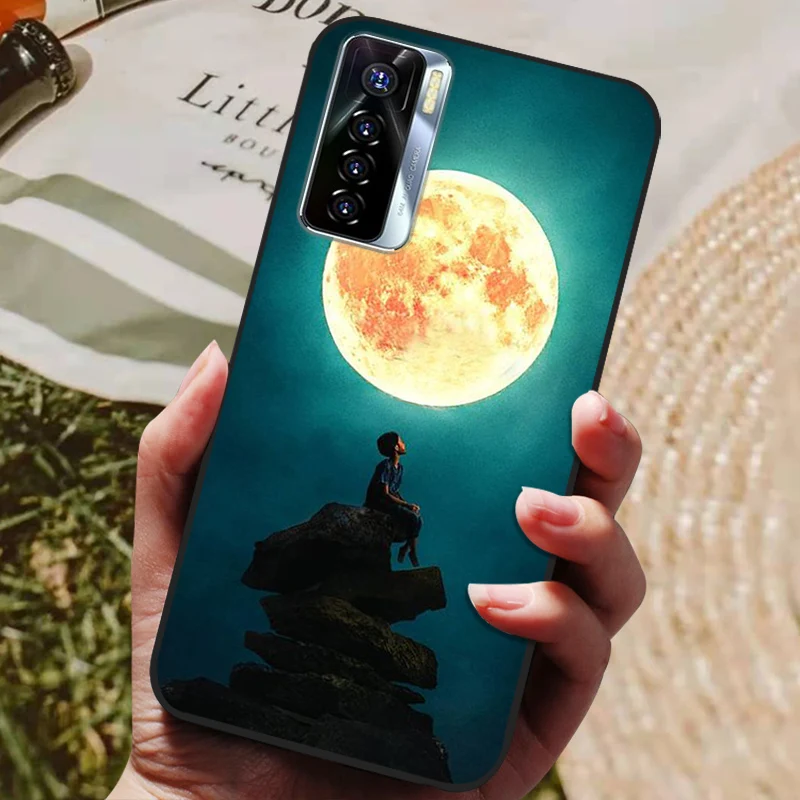 Silicone Back Cover Phone Case with Soft Bumper Coque