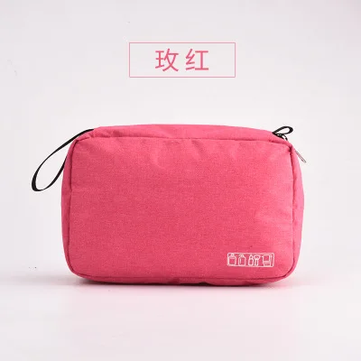 rose red Beibaobao Мужская и женская подвесная многофункциональная сумочка-косметичка органайзер для путешествий туалетные принадлежности, мытье Хранение Косметики сумка косметичка Складная - Цвет: rose red