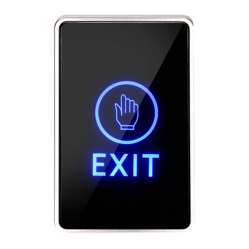 

FFYY-Dc 12V Nc No Rectangular,Contact Sensor Door Exit Release Button Switch Led Light