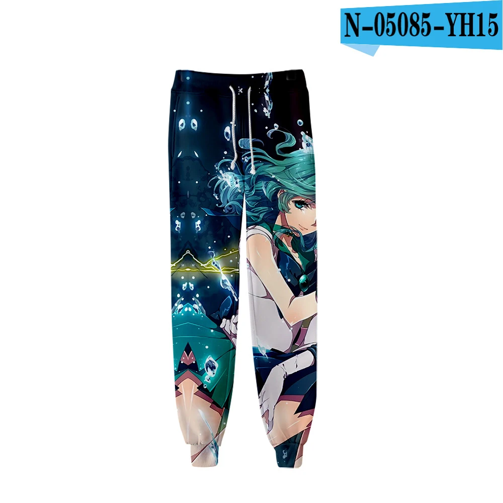 3D pants Популярные брюки с 3D рисунком Сейлор Мун для мужчин и женщин, Harajuku, осенне-зимние штаны с 3D рисунком модные спортивные штаны для мальчиков и девочек - Цвет: 3D pants
