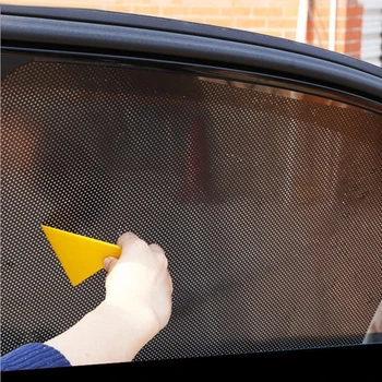 

Side Window Net Car Side Window Nets Car & Truck Parts Interior Solar Mesh Sticker UV Protector PVC Sun Visor Hot