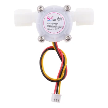 

G1/4" Water Coffee Flow Sensor Switch Meter Flowmeter Counter 0.3-6L/min For Arduino