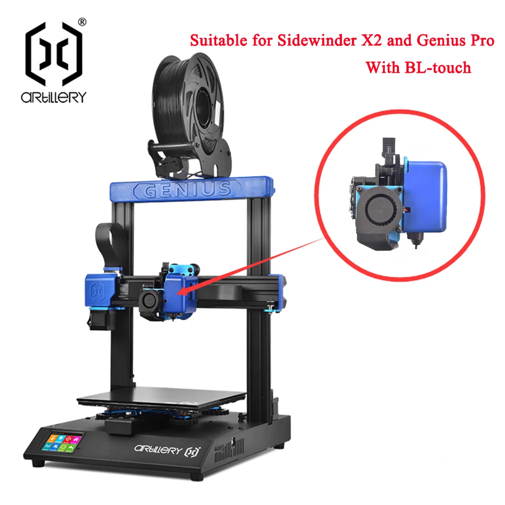 Artilharia Sidewinder x2 e Genius Pro Extrusora Kit Nivelamento Automático Silencioso e Fácil de Instalar Original - Imagem 4