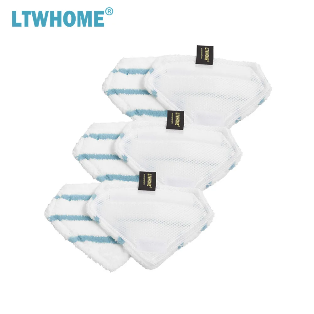 LTWHOME моющиеся Сменные треугольные подушечки из микрофибры подходят для BLACK+DECKER паровой швабры, по сравнению с SMP30, FSMP30, FSM1630